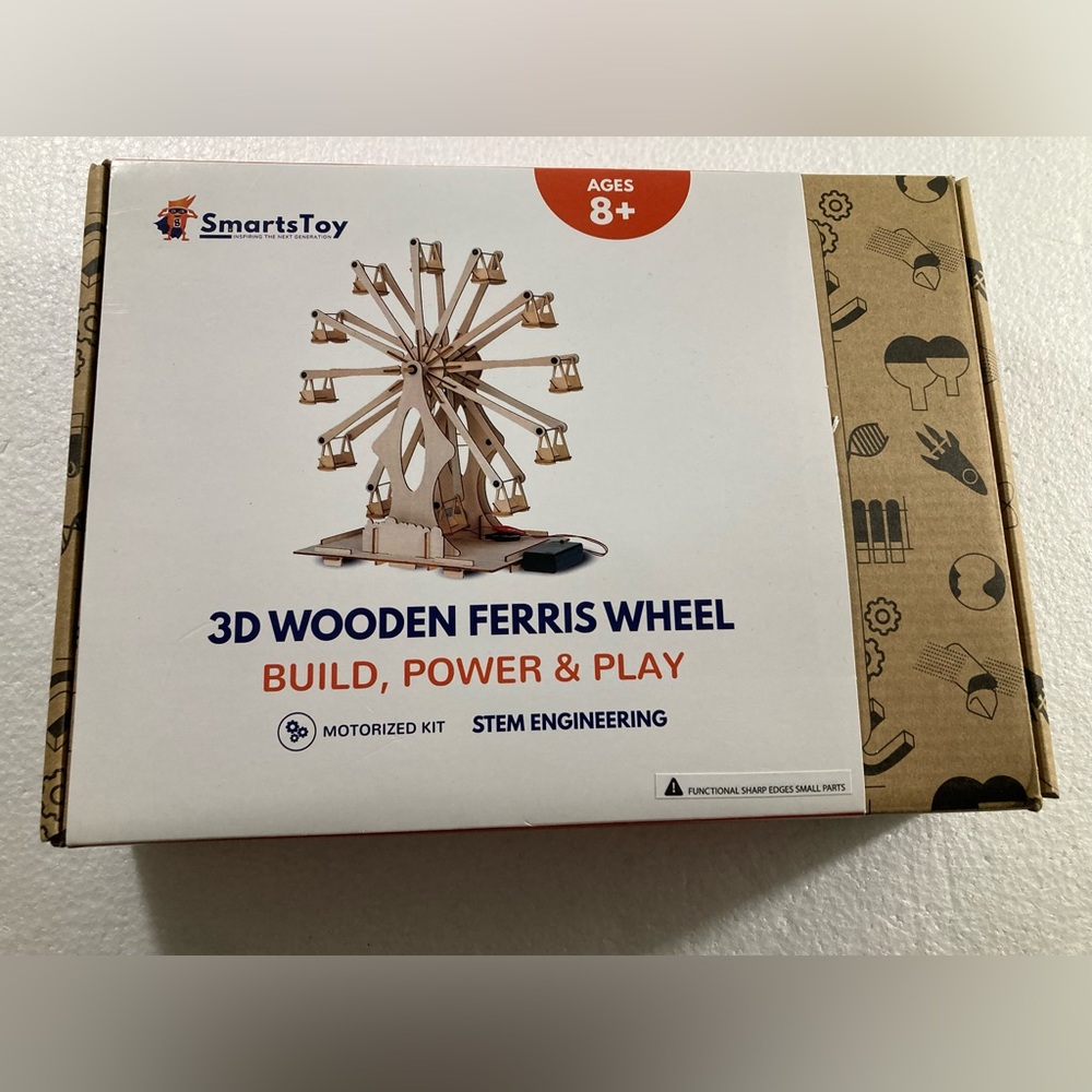 3D Wooden Ferris Wheel Kit